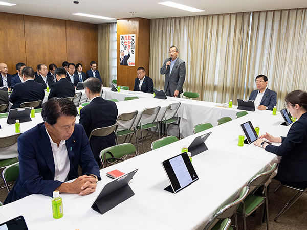 大川原化工機事件の報告を受ける