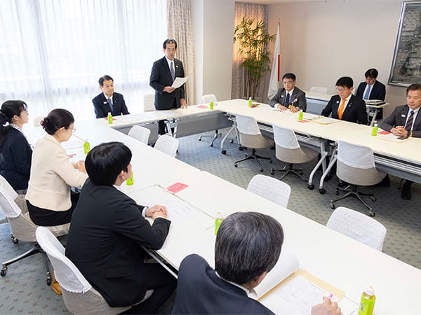 総裁選、決選投票前の演説を今回も実施管理委員会で投票日当日の進行について確認