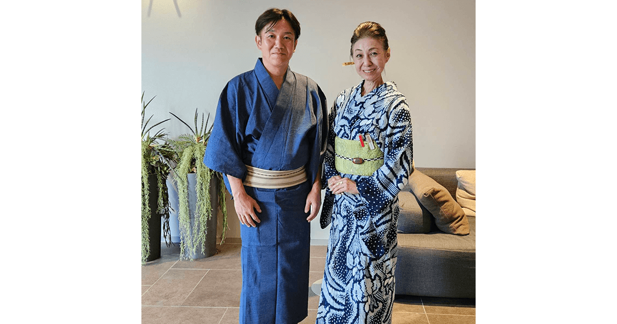 祖母が仕立てた浴衣