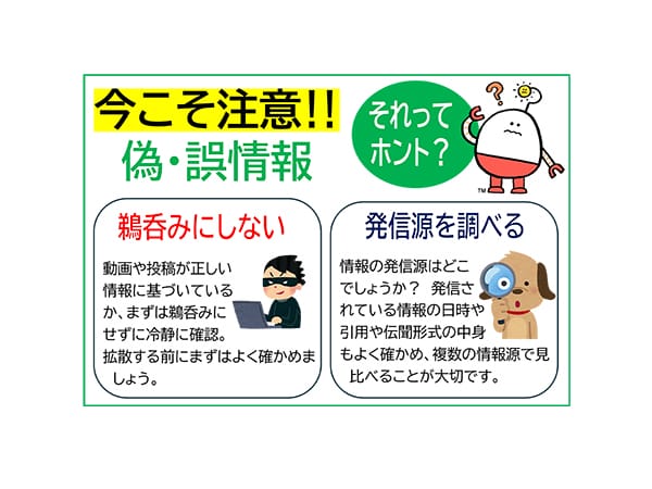 偽・誤情報から健全な民主主義を守ろう責任ある言論は与野党が共有すべき