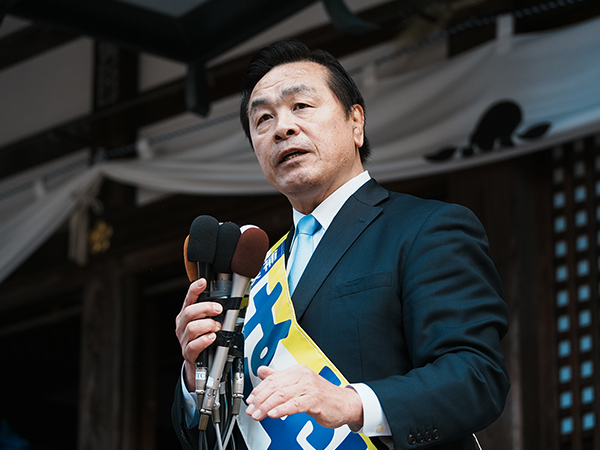 【石川県知事選】はせ浩候補、「復興と挑戦」で2期目へ出陣