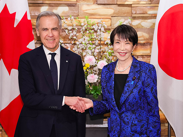 日カナダ関係を格上げへ高市総理が首脳会談を開催