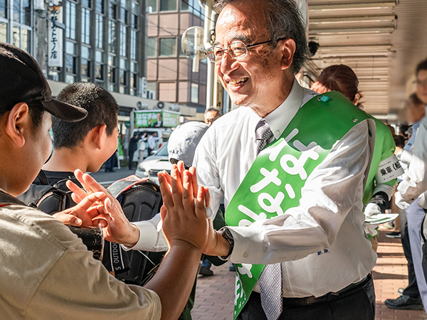 【新潟県知事選】後半戦へ突入連日県民と対話するはなずみ英世候補