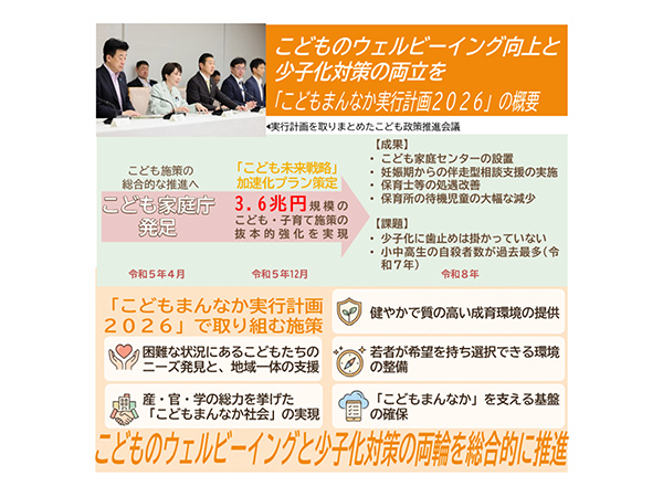こどものウェルビーイング向上と少子化対策の両立を政府が「こども版骨太の方針」を決定