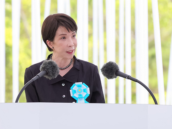 「平和で心豊かに暮らせる世の中へ不断の努力重ねる」高市総理が沖縄全戦没者追悼式に参列