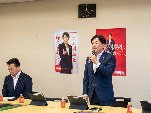 大雨・相次ぐ地震被害「党としても迅速に」災害対策特別委が被害状況をヒアリング