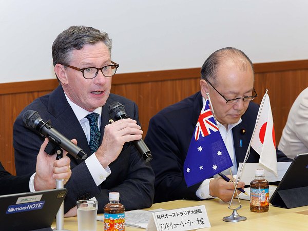 国家安全保障の専門家の知見を政策に生かす外交・国防関連部会が次期駐日オーストラリア大使と意見交換