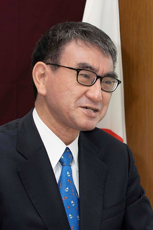 河野太郎　広報本部長