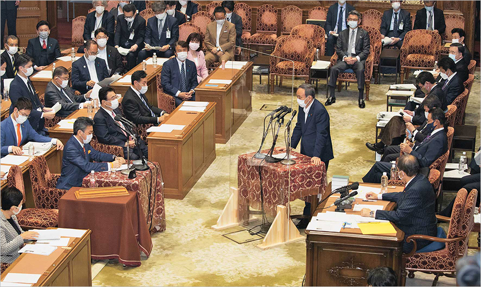 菅義偉総理はワクチン接種を加速させる考えを改めて示した（衆院予算委員会）