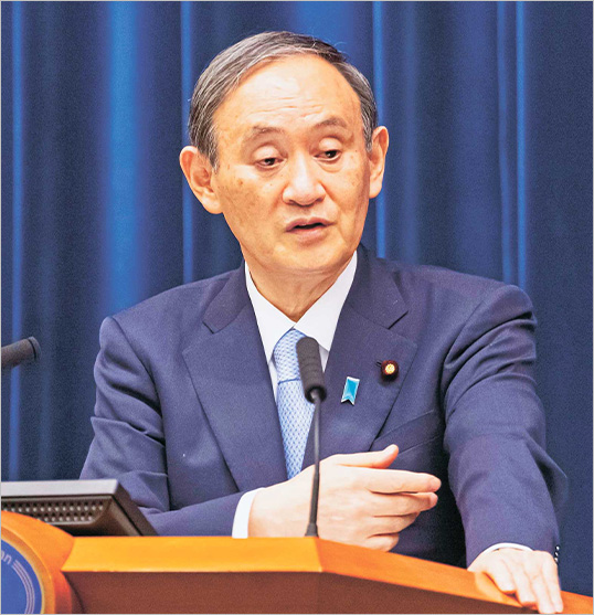 菅義偉総理は感染防止とワクチン接種を「新たな挑戦」と位置付け、「必ずやり遂げる」と決意を示した