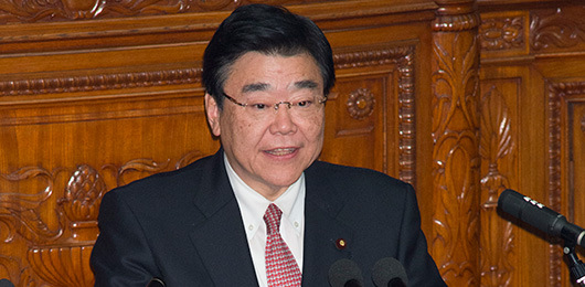 麻生財務大臣が財政演説 麻生財務大臣が財政演説