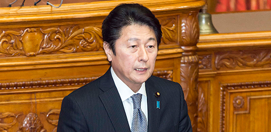 国会対策委員長代行 松山 政司が財政演説 国会対策委員長代行 松山 政司が財政演説