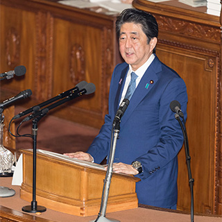 「約束した政策を実行に移し、結果を出していく」安倍総理が所信表明演説
