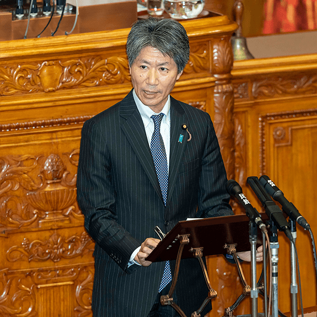 第203回臨時国会における磯崎仁彦参議院自民党政策審議会長代理代表質問