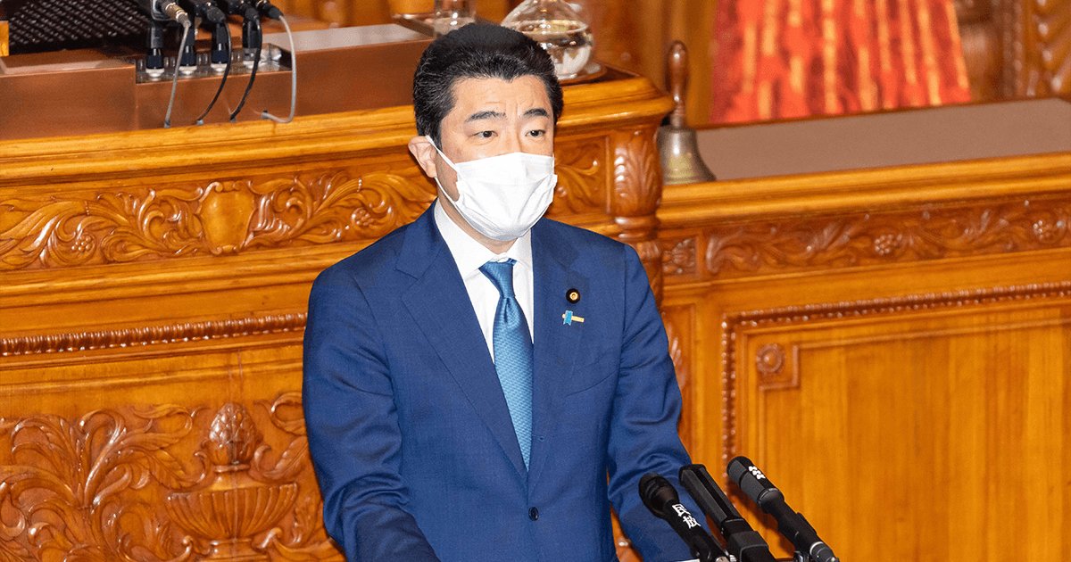 第207回臨時国会における野上浩太郎参議院幹事長代行代表質問