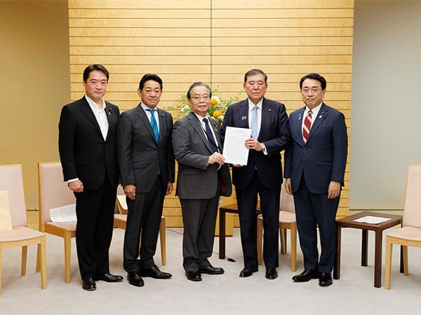 防災庁の設置に関する提言申し入れ