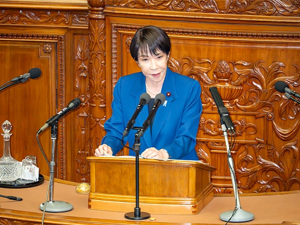 第219回臨時国会における高市内閣総理大臣所信表明演説