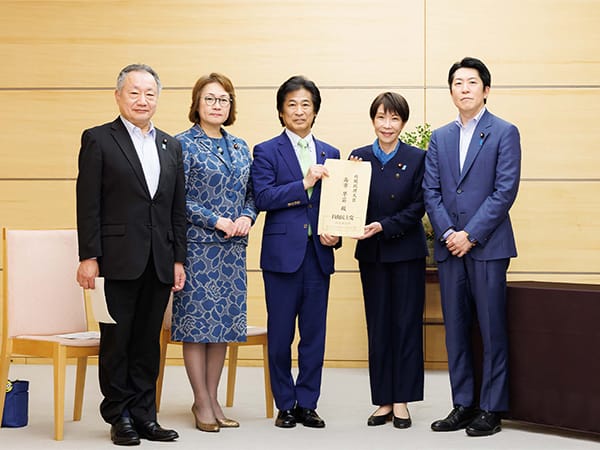 攻めの予防医療に関する提言申し入れ