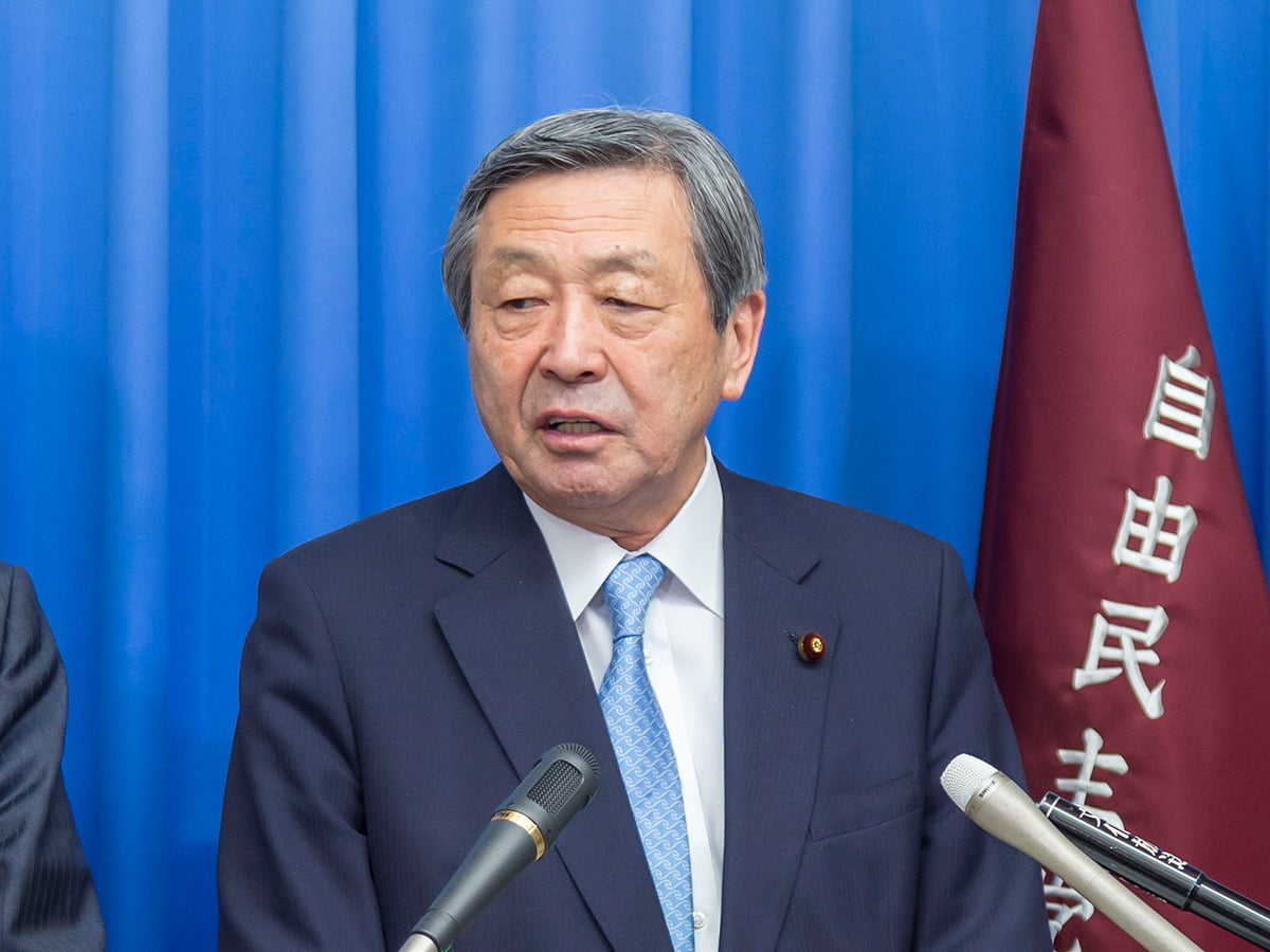 役員連絡会後 林幹事長代理記者会見