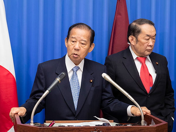 役員会後 二階幹事長記者会見