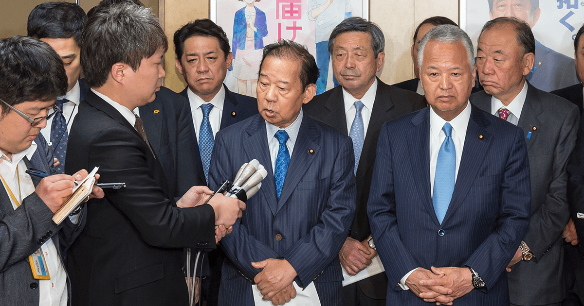 二階幹事長・甘利選挙対策委員長