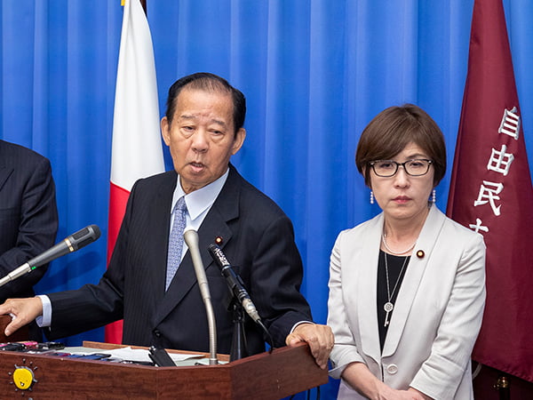 役員連絡会後 二階幹事長記者会見