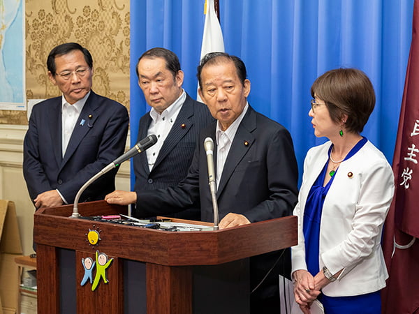 役員会後 二階幹事長記者会見