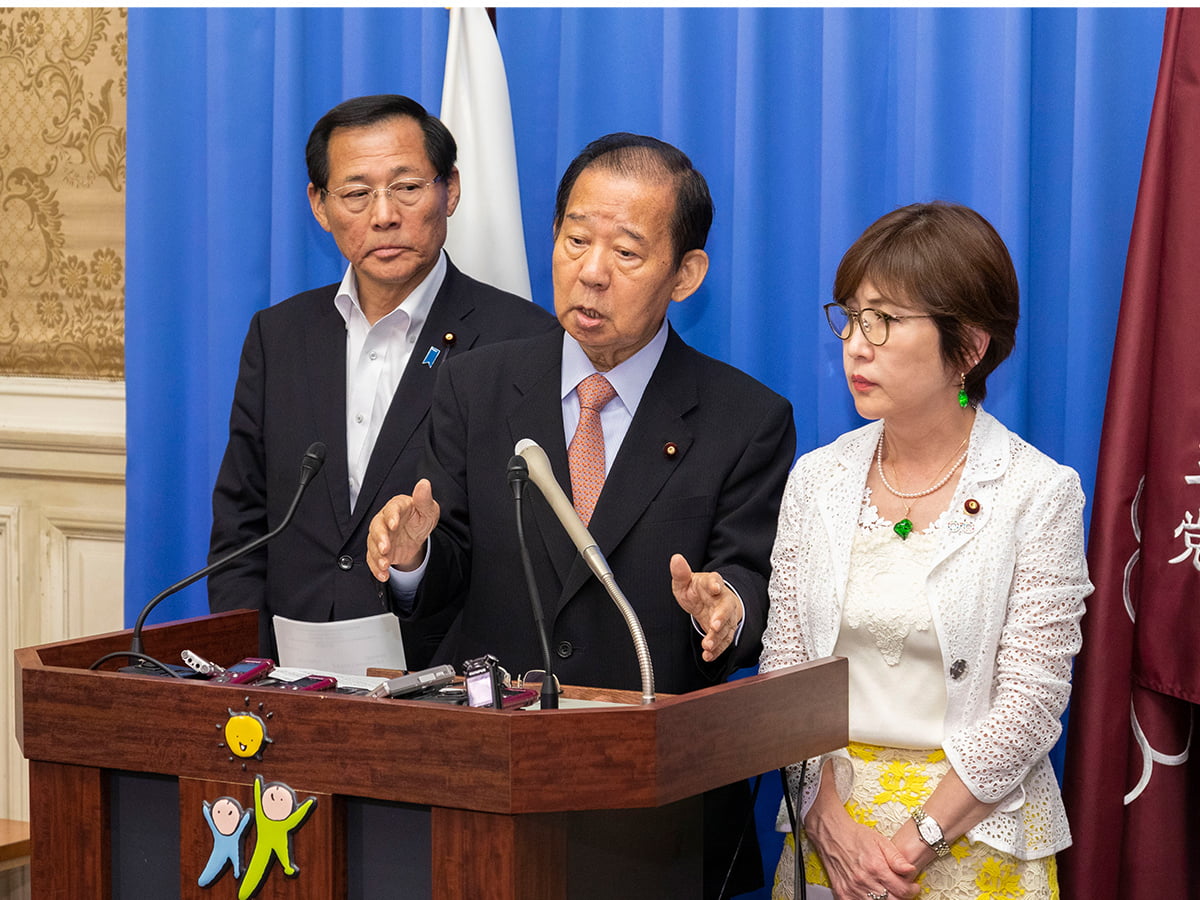 役員会後 二階幹事長記者会見