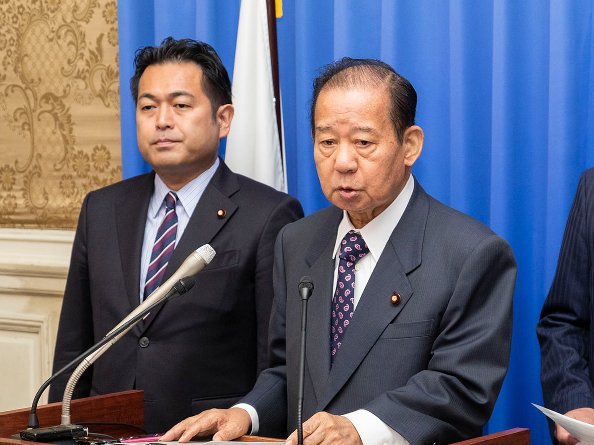 役員会後 二階幹事長記者会見