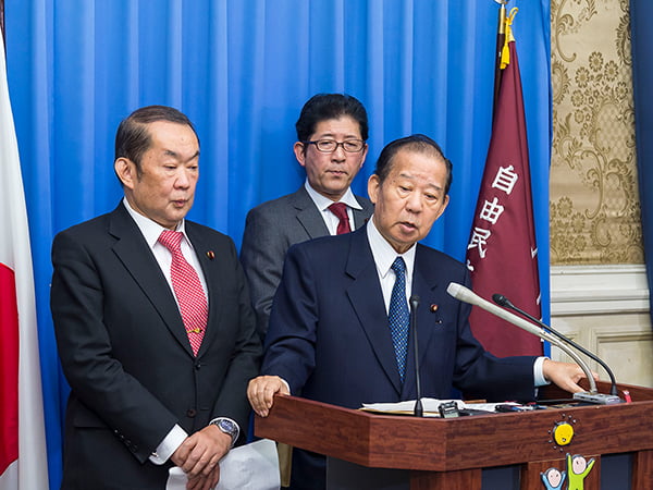 役員会後 二階幹事長記者会見