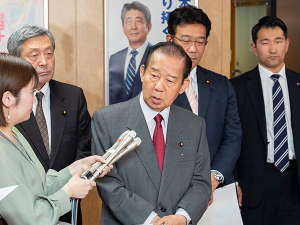 二階幹事長ぶら下がり(アフガニスタンにおける邦人が犠牲になったテロ事件について)