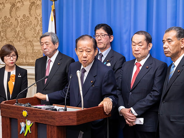 役員会後 二階幹事長記者会見