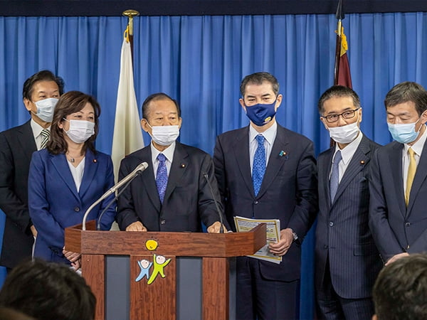 役員連絡会後 二階幹事長記者会見