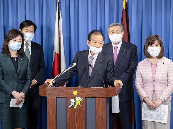 役員会後 二階幹事長記者会見