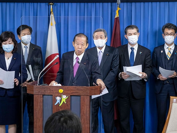 役員会後 二階幹事長記者会見