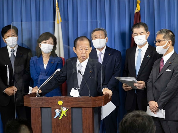 役員連絡会後 二階幹事長記者会見