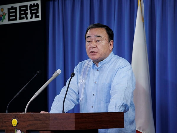 役員連絡会後 梶山幹事長代行記者会見