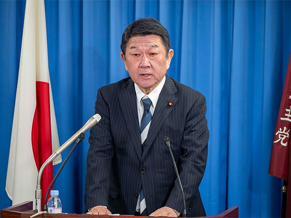 役員会後 茂木幹事長記者会見