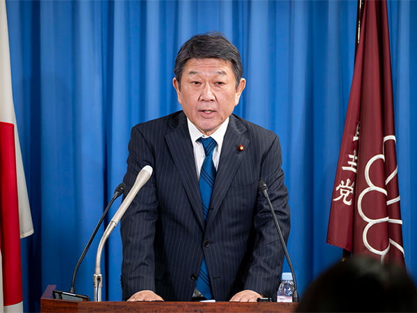 役員会後 茂木幹事長記者会見