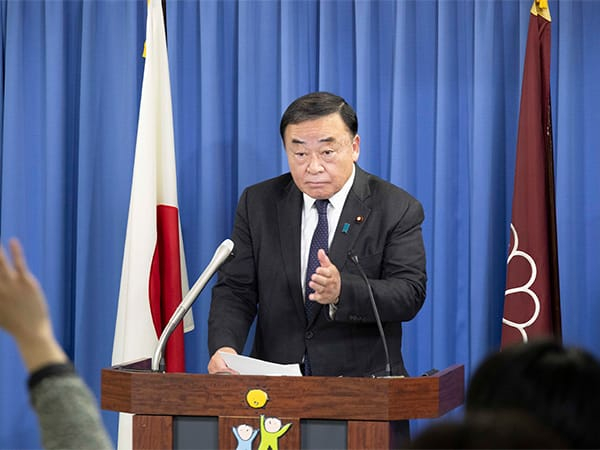 役員連絡会後 梶山幹事長代行記者会見