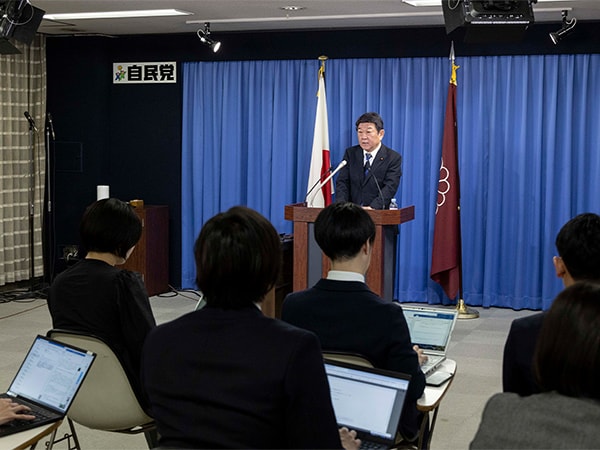 役員会後 茂木幹事長記者会見