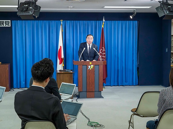役員連絡会後 梶山幹事長代行記者会見