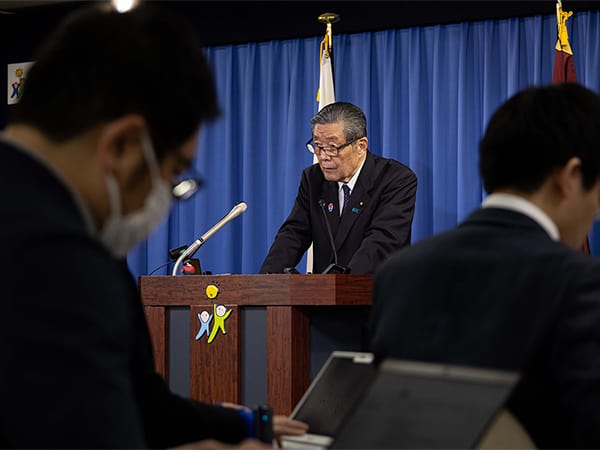 役員会後 森山幹事長記者会見