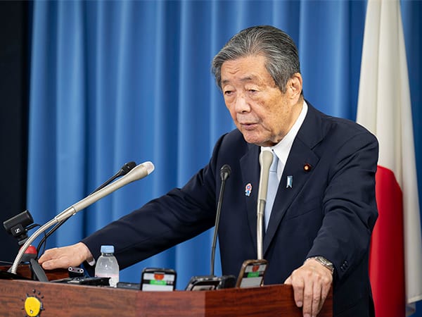 役員連絡会後 森山幹事長記者会見