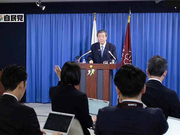役員連絡会後 森山幹事長記者会見