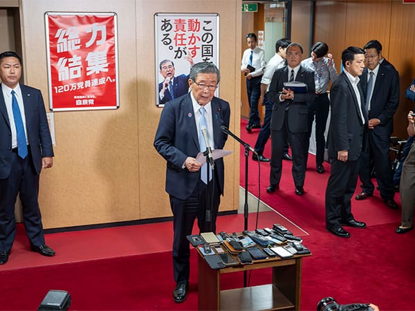 森山幹事長ぶらさがり会見