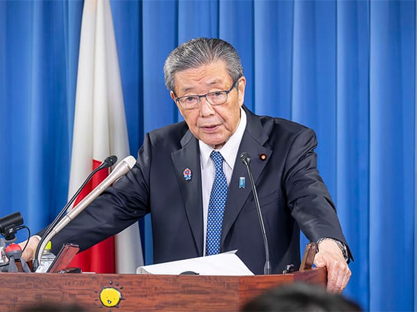 役員連絡会後 森山幹事長 記者会見