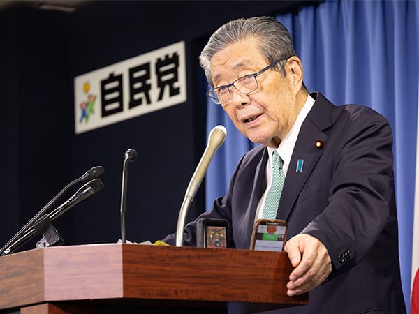 役員会・役員連絡会後 森山幹事長記者会見
