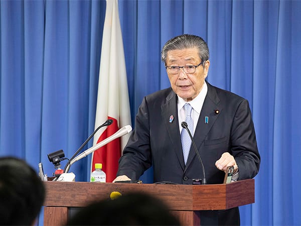 役員会・役員連絡会後 森山幹事長記者会見