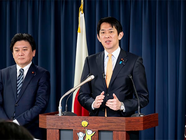 小林 鷹之 政務調査会長記者会見